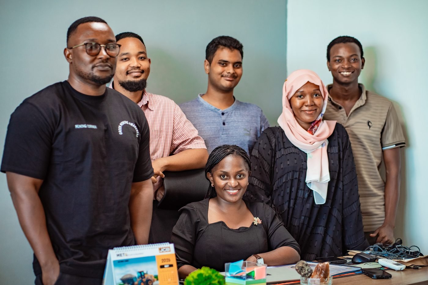 The JBJ Resources team at their Dar es Salaam office